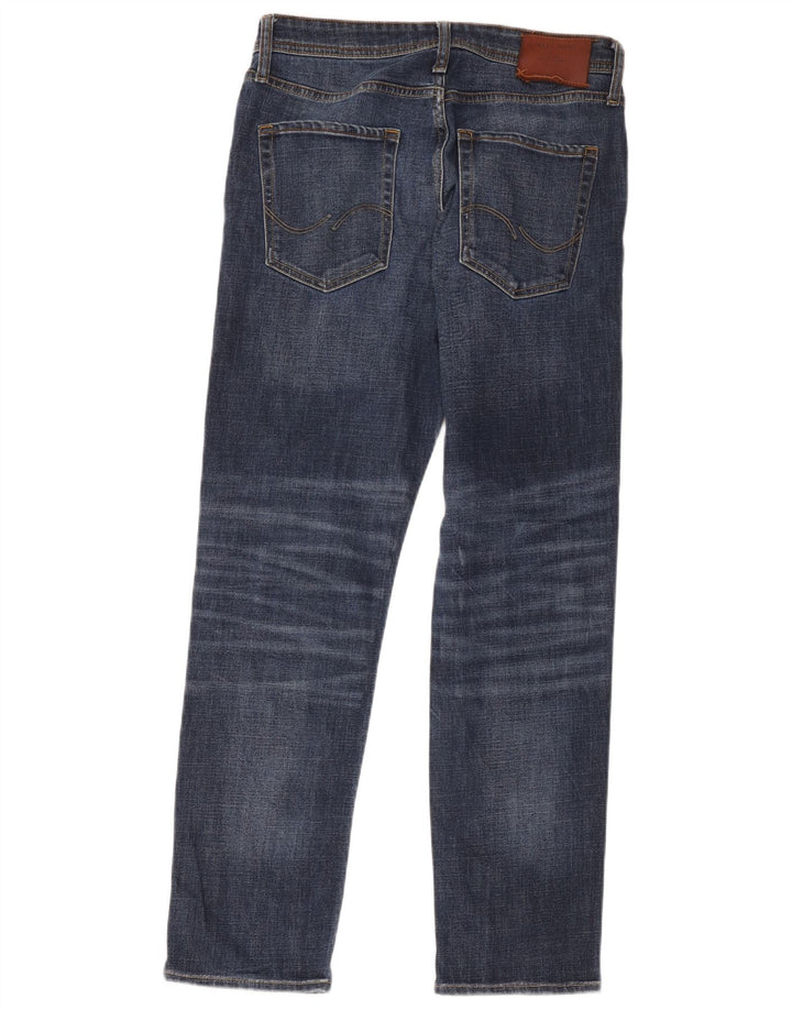 Jack & Jones muške ravne traperice W30 L32 plavi pamuk