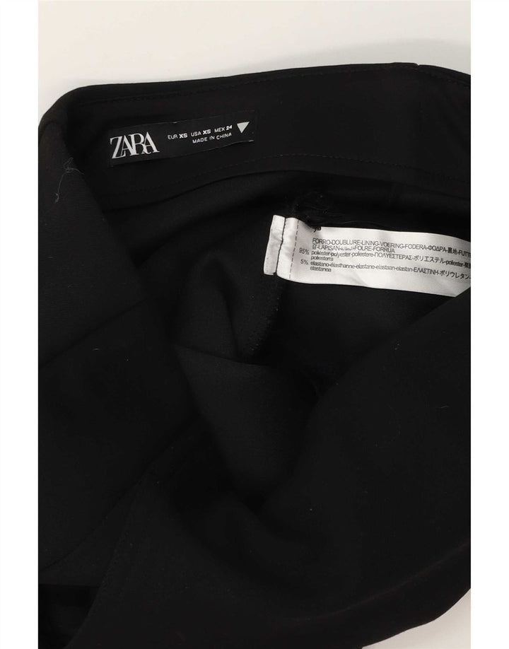 Zara ženska mini suknja XS W24 crni poliester
