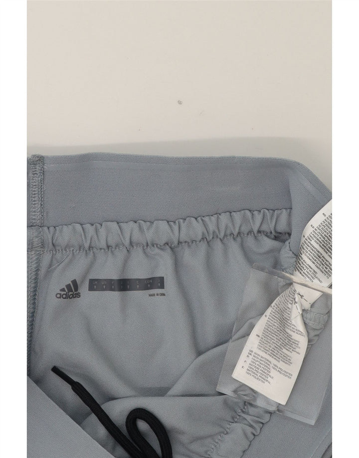 ADIDAS Womens Sport Shorts UK 10 Small Grey Polyester Vintage Adidas and Second-Hand Adidas from Messina Hembry 
