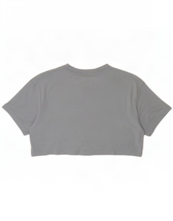 Calvin Klein Jeans Ženska skraćena majica kratkih rukava UK 10 Small Gray