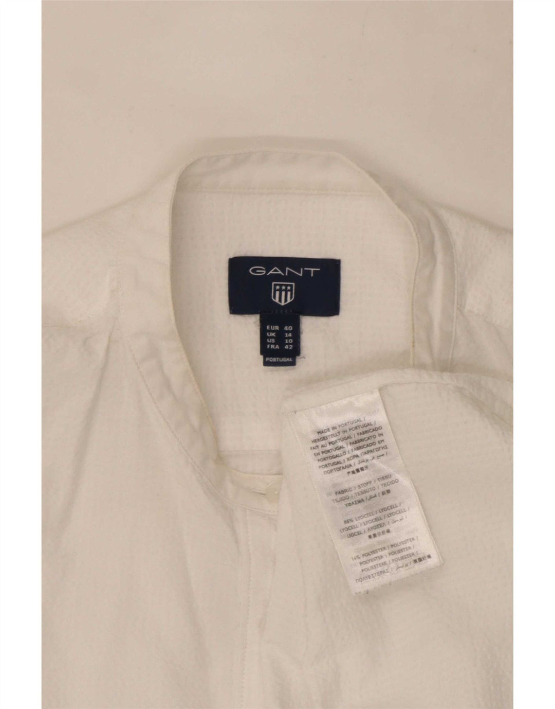 Gant ženska pulover majica UK 14 Velika bijela likra