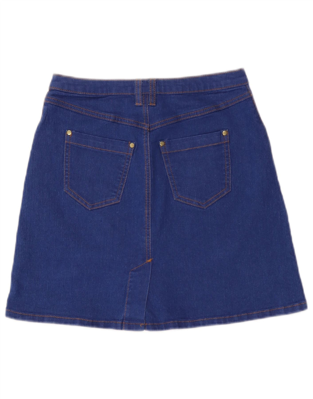 Topshop ženska mini traper suknja UK 8 mala W26 plavi poliester