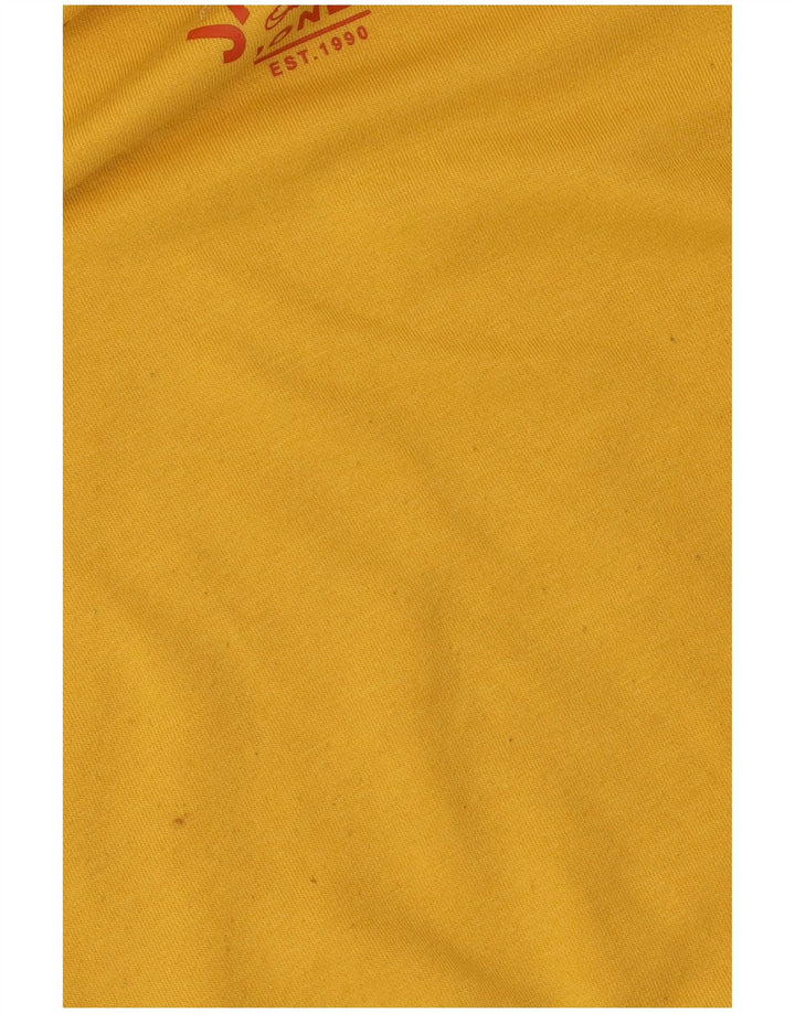 JACK & JONES Muška majica s kapuljačom, mali žuti poliester
