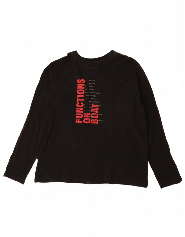 Murphy & Nye muška majica dugih rukava s grafikama 2XL, crni pamuk