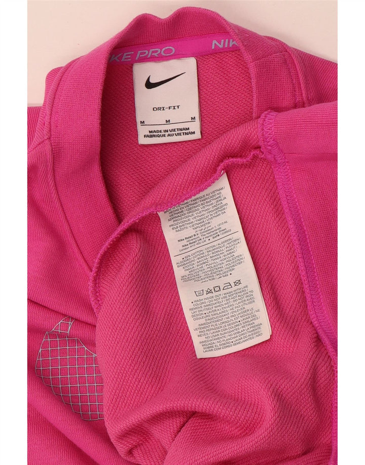 Nike Ženska prekomjerna trenirka s grafičkim motivima UK 14 Srednje ružičasti pamuk