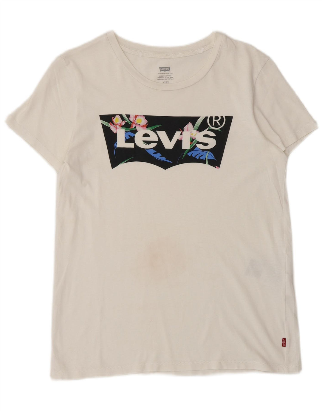 LEVI'S Majica kratkih rukava s grafičkim motivima, mali bijeli pamuk