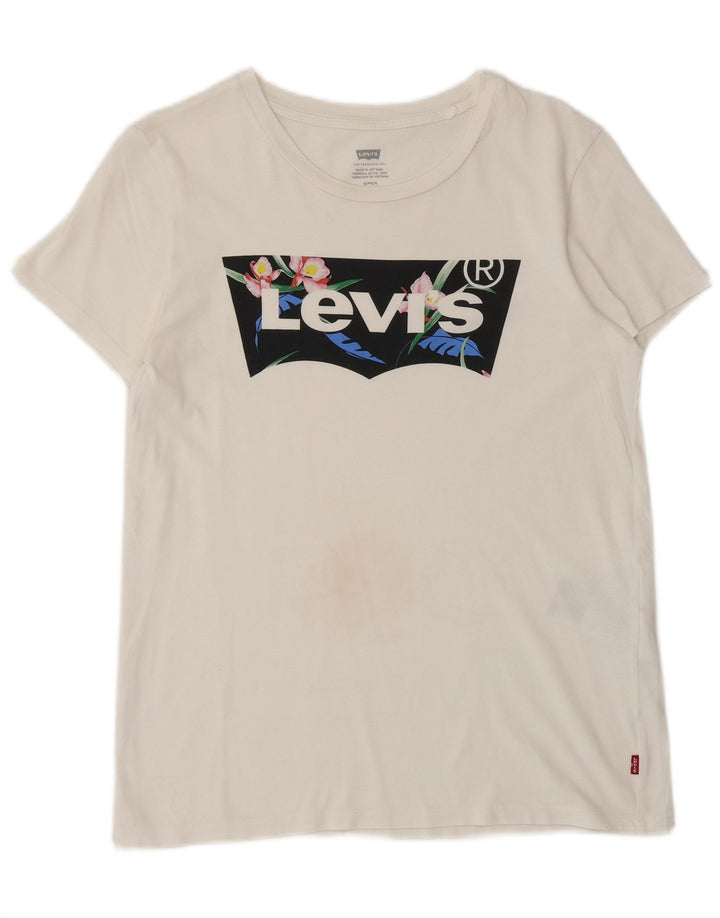 LEVI'S Majica kratkih rukava s grafičkim motivima, mali bijeli pamuk
