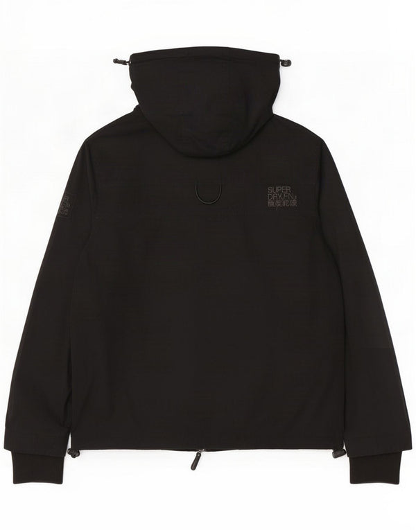 Superdry ženska vjetrovka s kapuljačom UK 42 XL crni poliester