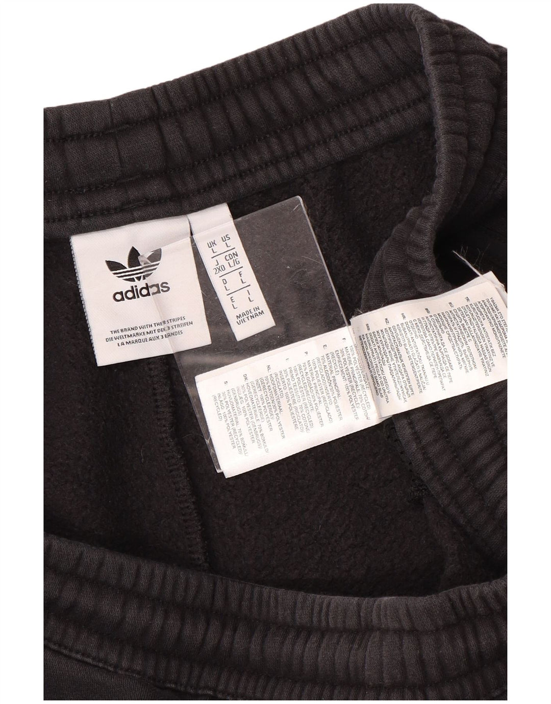 ADIDAS Muška trenirka Hlače Joggers Large Black Colourblock Pamuk