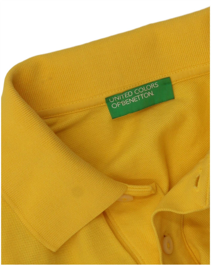 Benetton muška polo majica mala žuta