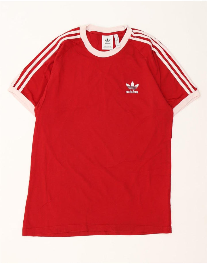 Adidas muška majica kratkih rukava velika crvena pamuk