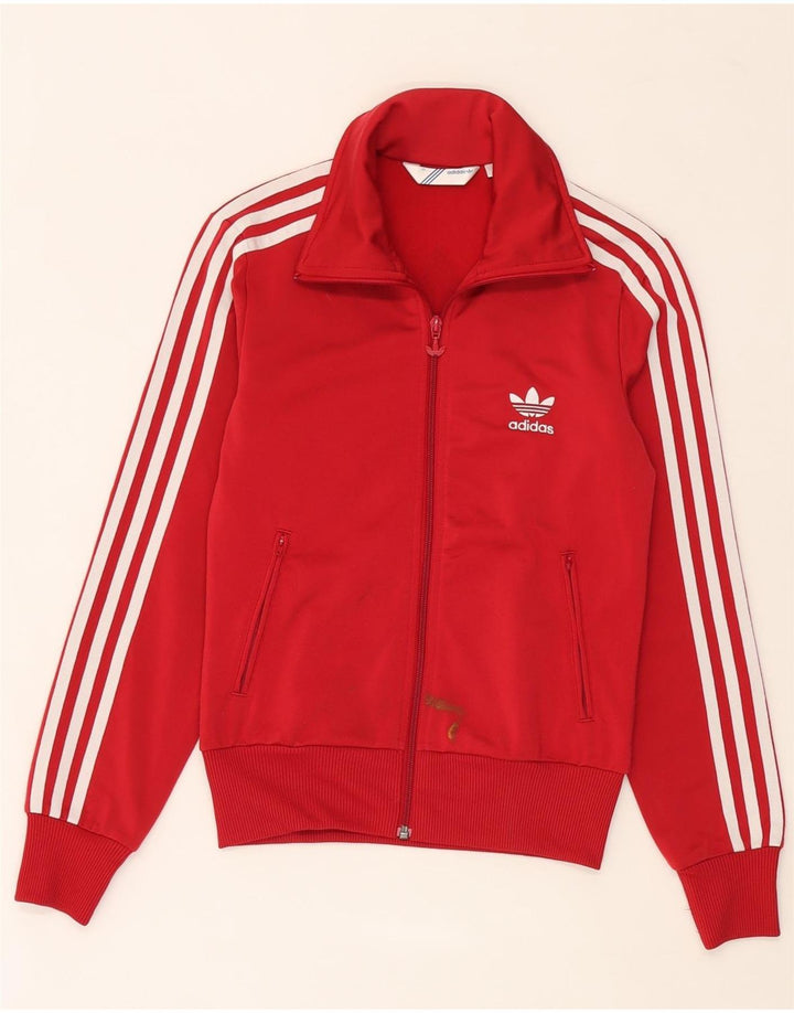 Adidas ženska gornja jakna trenirke EU 36 mali crveni poliester
