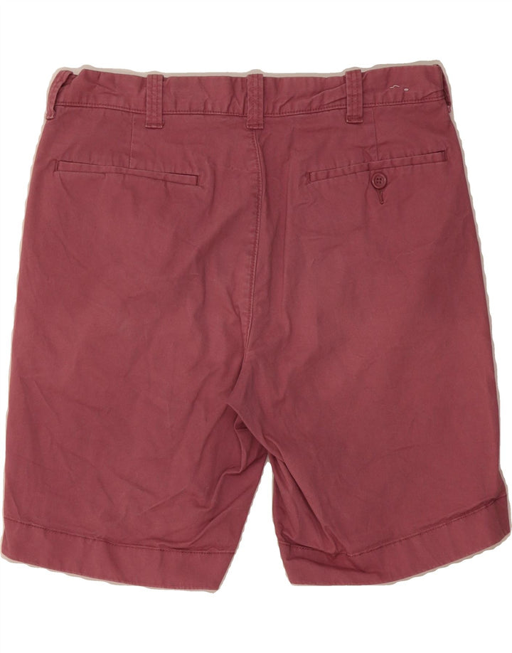 J. CREW Womens Chino Shorts W31 Medium Burgundy Cotton Vintage J. Crew and Second-Hand J. Crew from Messina Hembry 