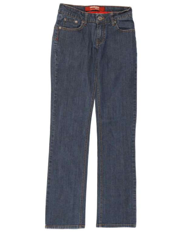 CARRERA ženske ravne traperice IT 42 srednje W28 L33 plavi pamuk