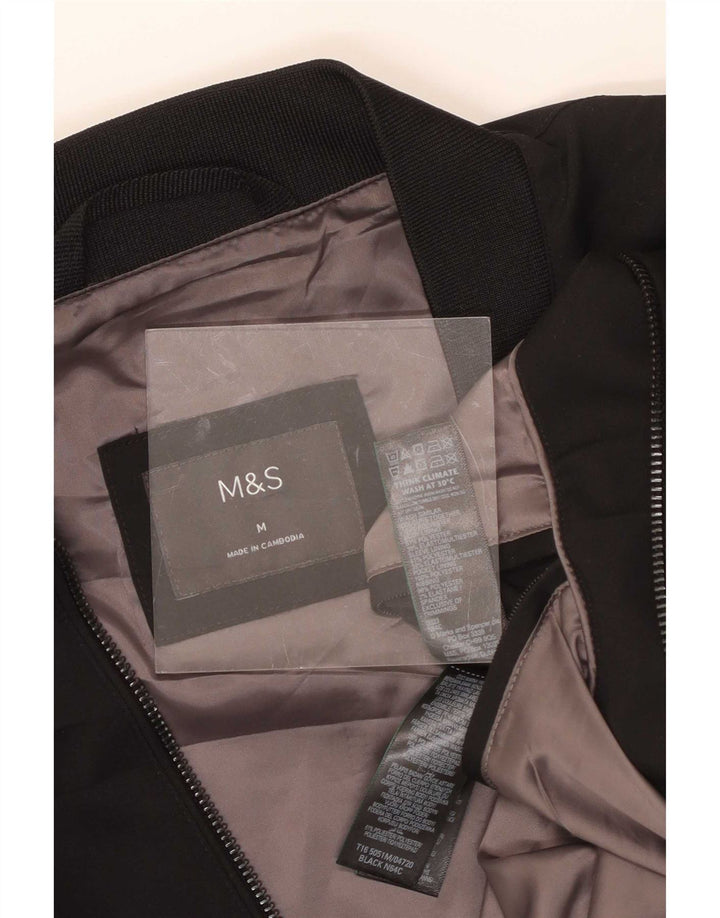 Marks & Spencer muška bomber jakna UK 38 srednji crni poliester