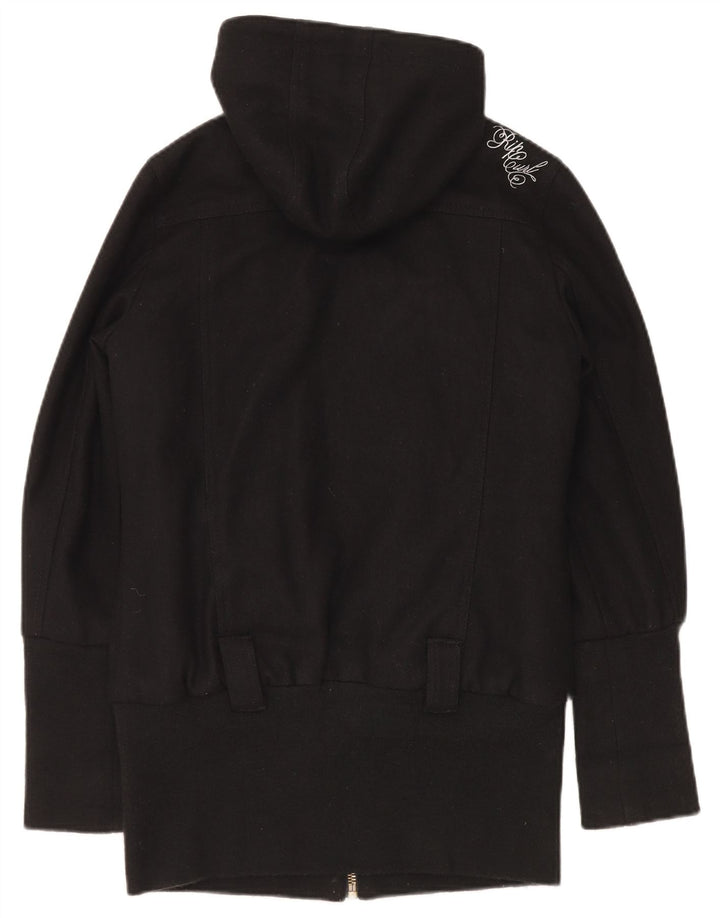 RIP CURL Ženska jakna s kapuljačom UK 10 Mala crna vunena
