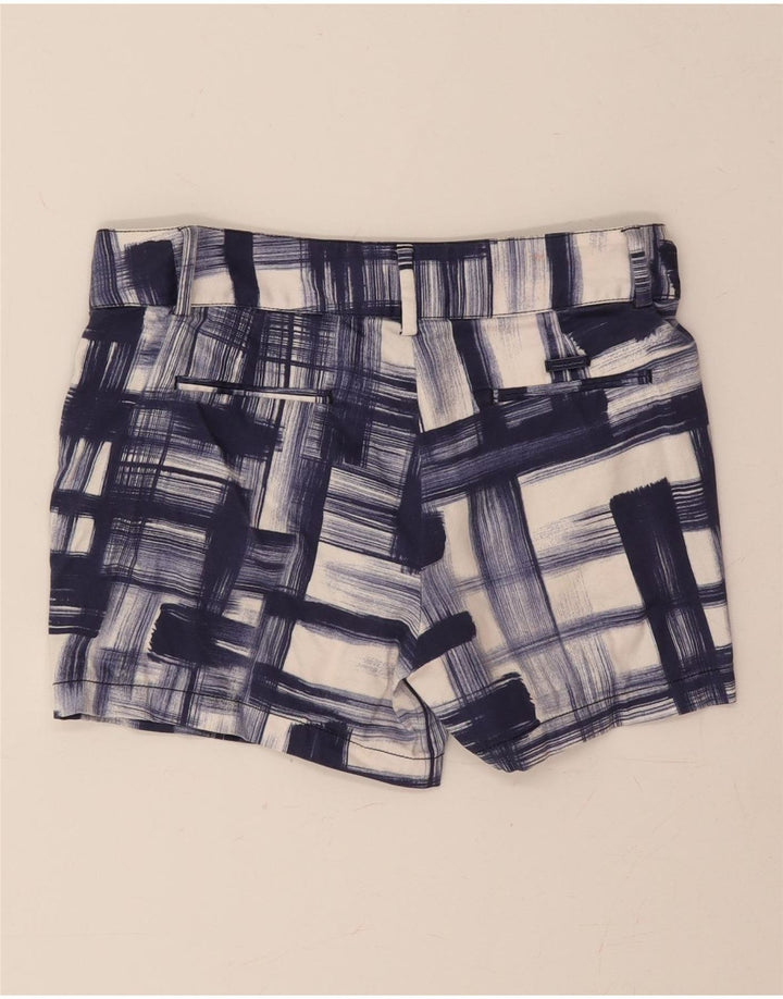 PAUL & SHARK Womens Abstract Pattern Shorts IT 42 Medium W30  Navy Blue Vintage Paul & Shark and Second-Hand Paul & Shark from Messina Hembry 