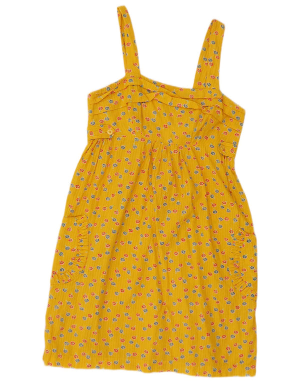 Topshop ženski sarafan UK 10 Mali žuti cvjetni pamuk