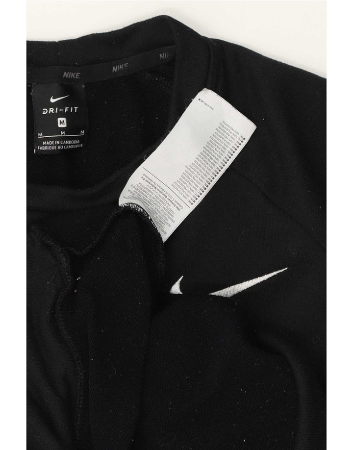 Nike Dri Fit majica srednje veličine, crni poliester