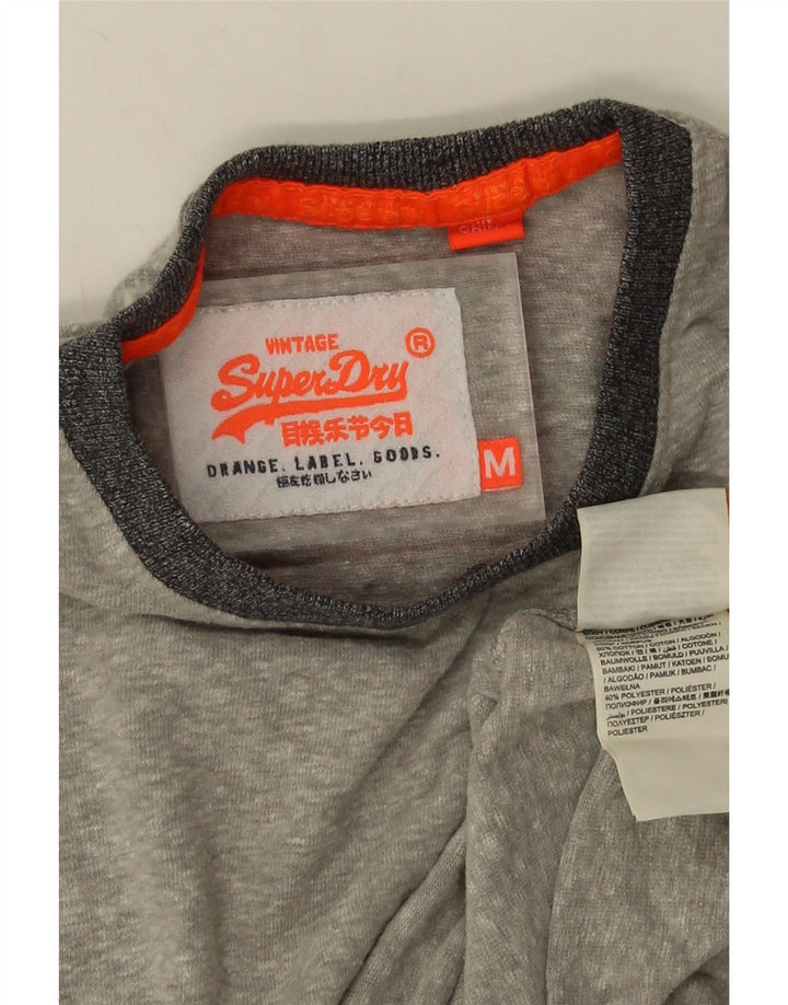 Superdry muška majica kratkih rukava, srednje sivi flekasti pamuk