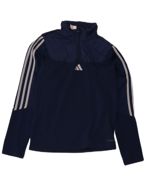 Adidas majica s izrezom i trenirkom Aeroready za dječake, 13-14 godina, tamnoplava