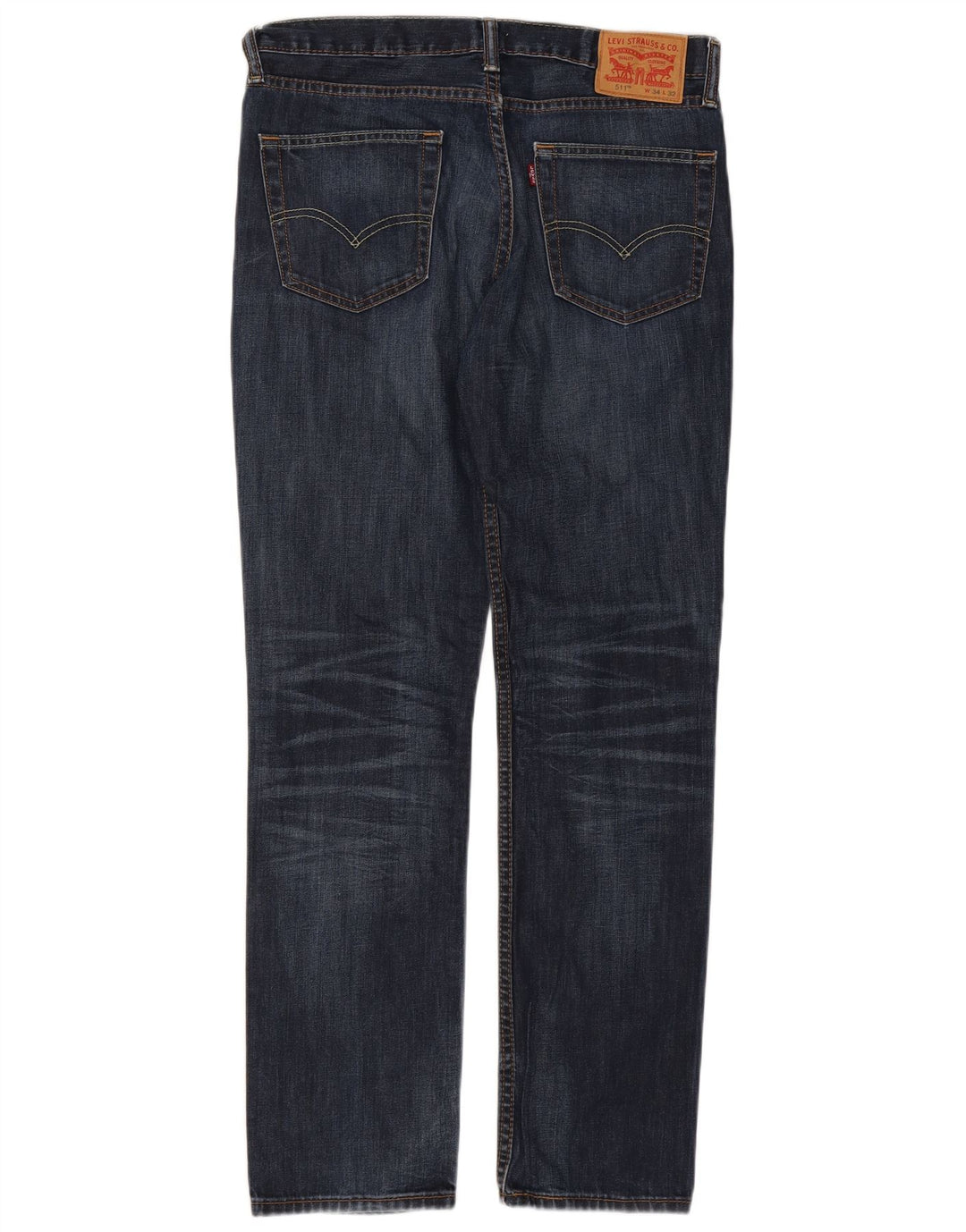 Levi's muške 511 uske traperice W34 L32 tamnoplavi pamuk