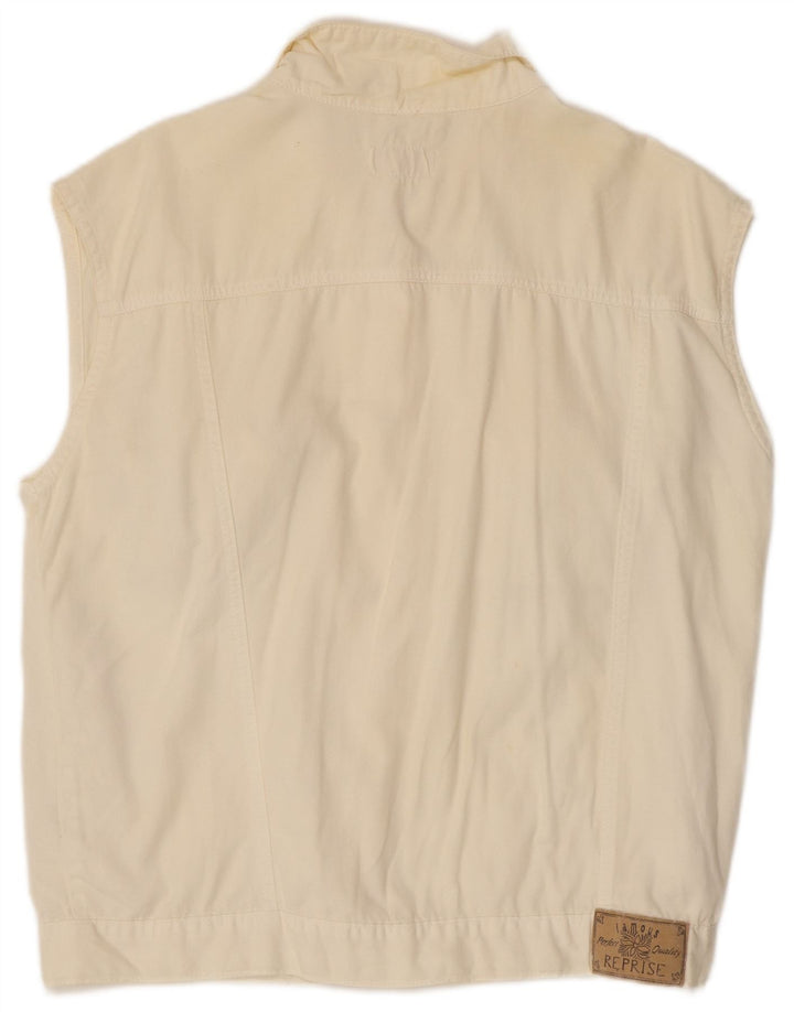 Reprise Ženska traper majica UK 16 Large Off White