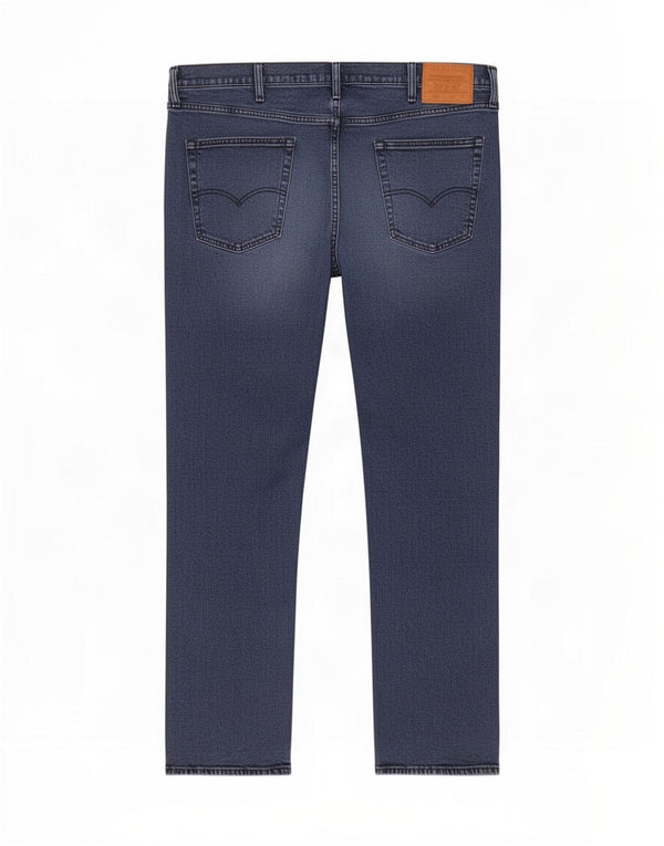 Levi's muške 502 sužene traperice W42 L32 plavi pamuk