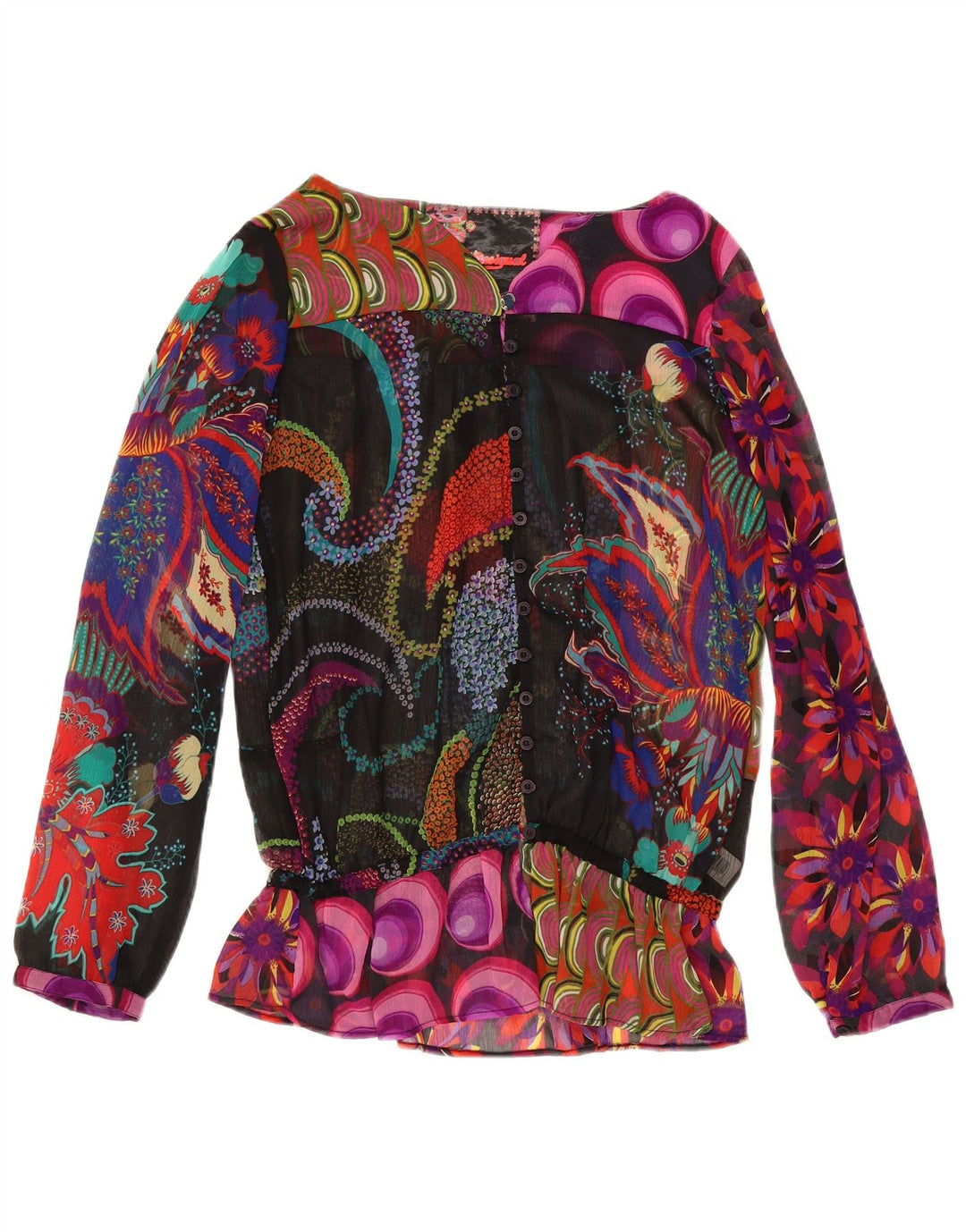 Desigual ženski gornji dio bluze s apstraktnim uzorkom UK 18 XL u više boja