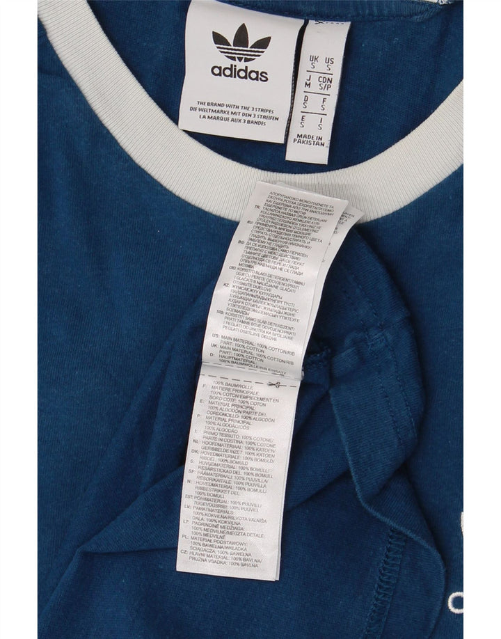 ADIDAS Muška majica kratkih rukava Mala tamnoplava pamuk