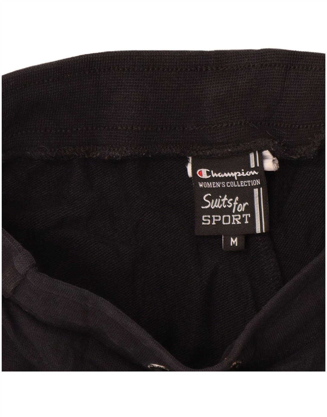 Champion ženske trenirke Hlače UK 12 Srednje crni pamuk