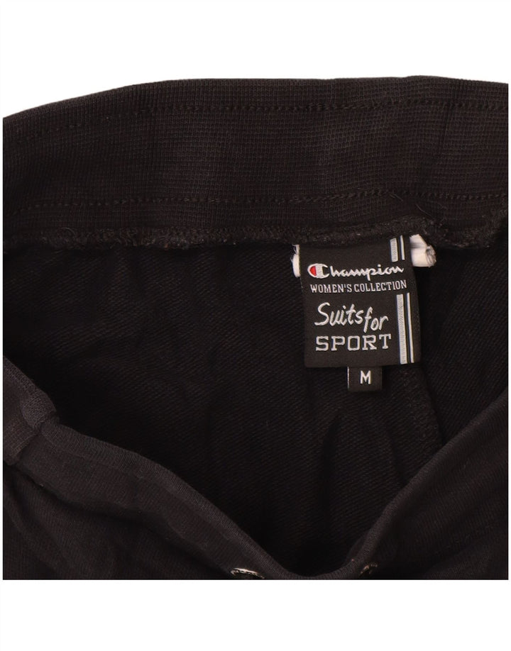 Champion ženske trenirke Hlače UK 12 Srednje crni pamuk