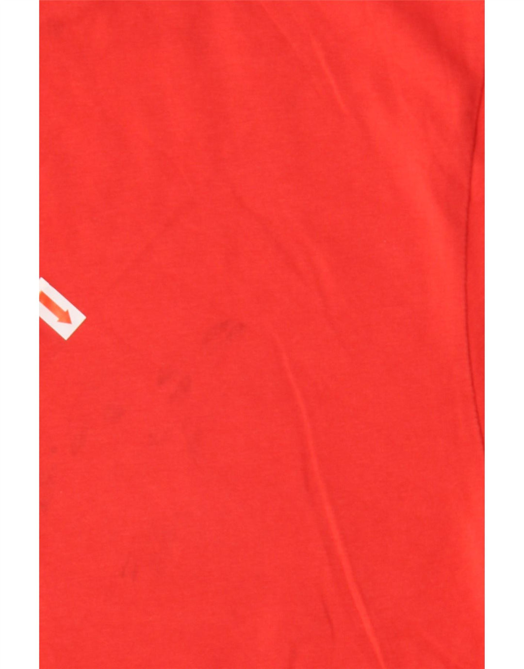 MOSCHINO Mens Graphic T-Shirt Top Small Red Cotton