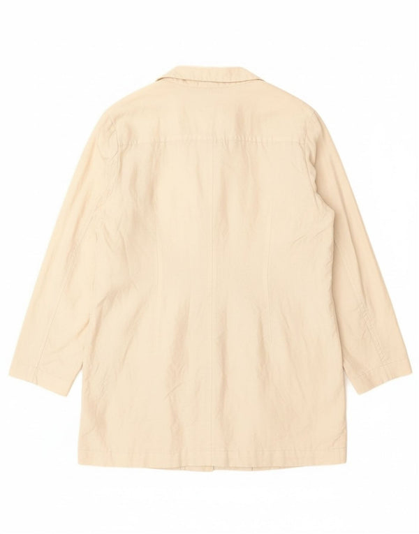 Ženska košulja Vera Mont UK 18 XL od bijele cvjetne svile