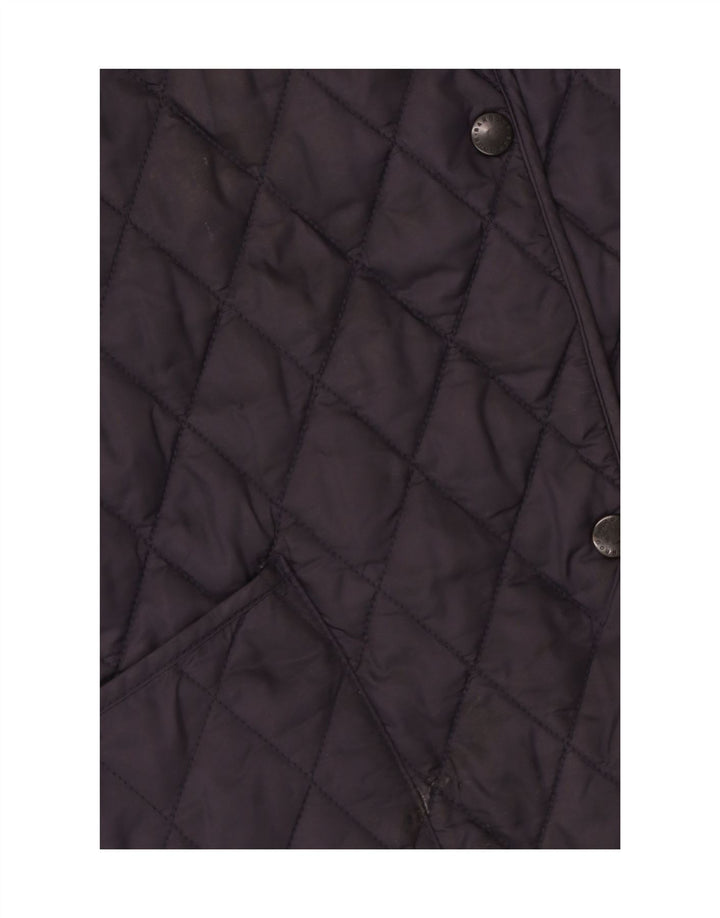 Barbour ženska prošivena jakna UK 16 Large tamnoplavi poliamid