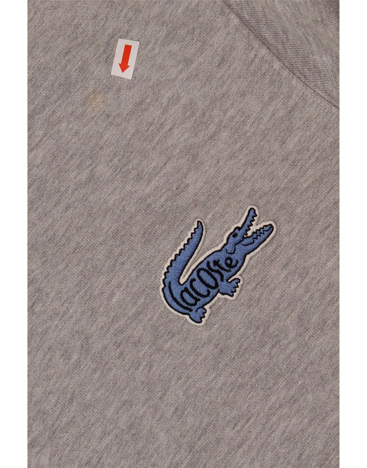 LACOSTE Muška majica s kapuljačom Veličina 4, srednje sivi pamuk