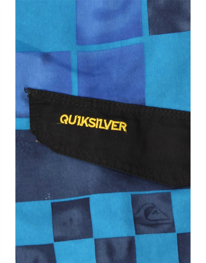 Quiksilver muške kratke hlače za plivanje srednje plave geometrijske boje