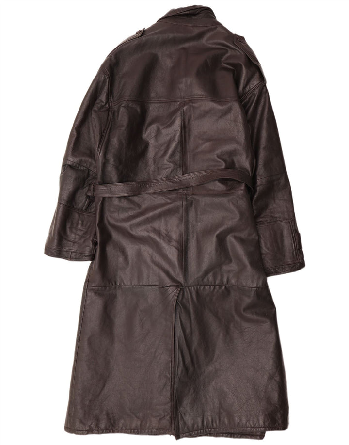 MAX MOSER muški kožni kaput IT 56 3XL smeđa koža