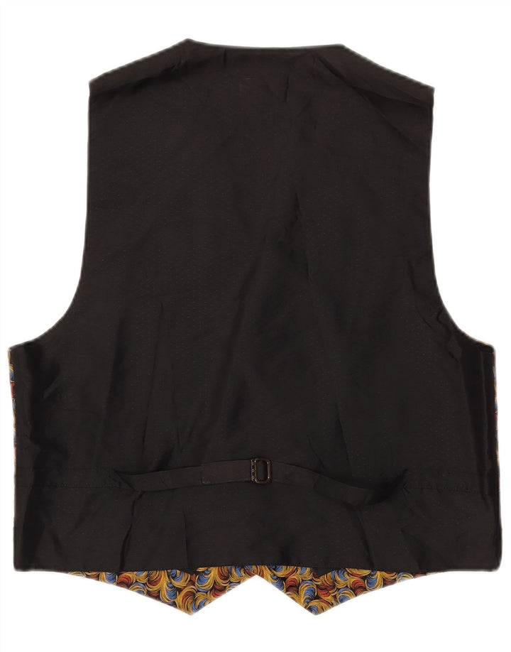 Vintage muški prsluk srednje raznobojne pejsli svile