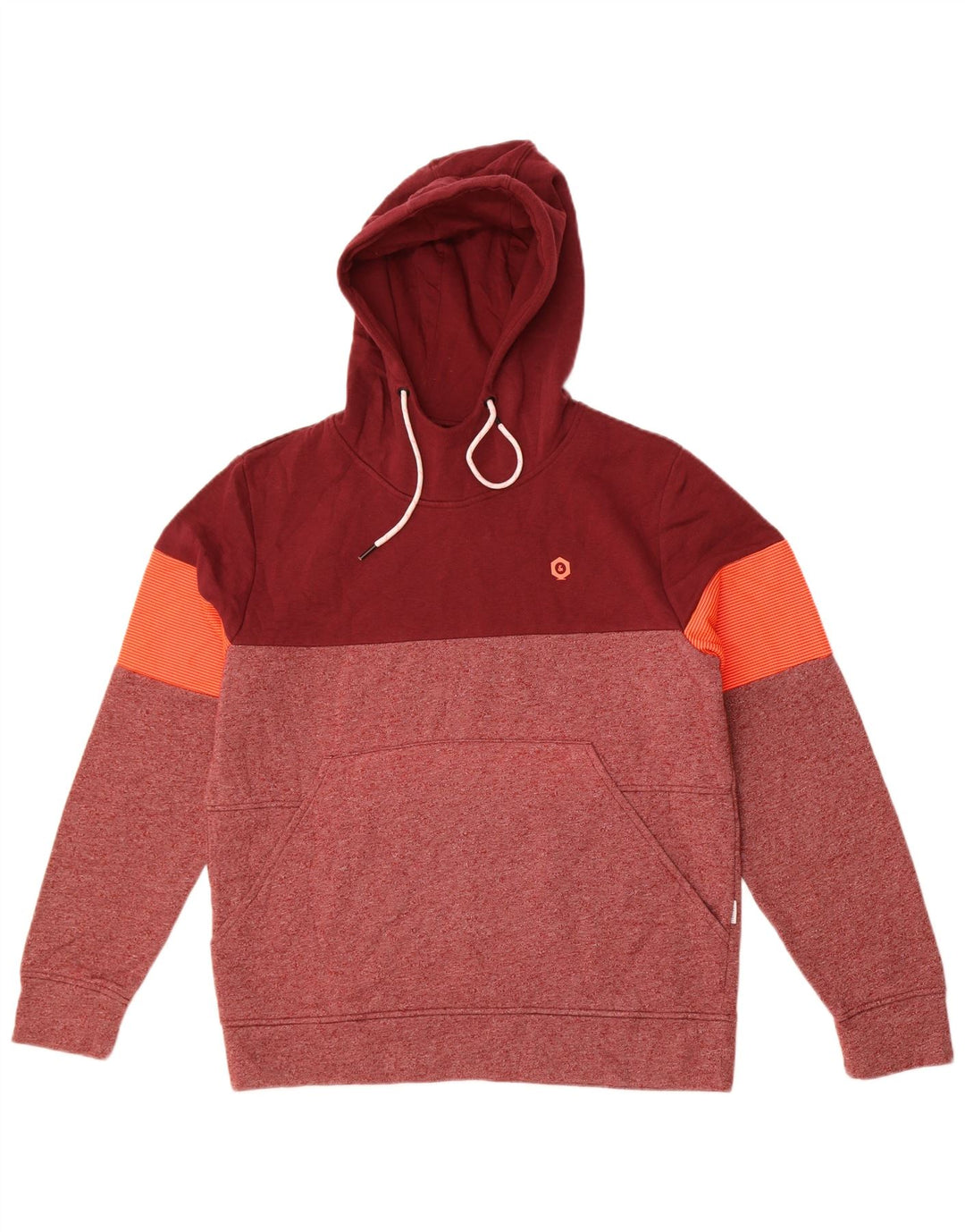 Jack & Jones muška majica s kapuljačom Srednji tamnocrveni poliester u boji