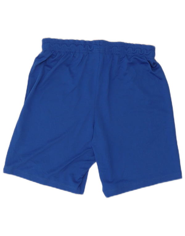 Nike ženske kratke sportske hlače Dri Fit UK 14 srednje plavi poliester