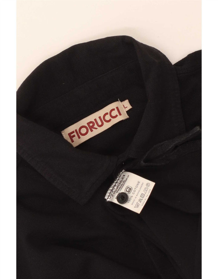 Fiorucci muška polo majica velika crna pamučna