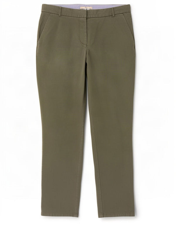 Boden ženske chino hlače s klinovima UK 16 Large W36 L30 Zeleni pamuk