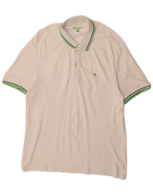 CHAMPION Muška Heritage Fit polo majica XL Bijela