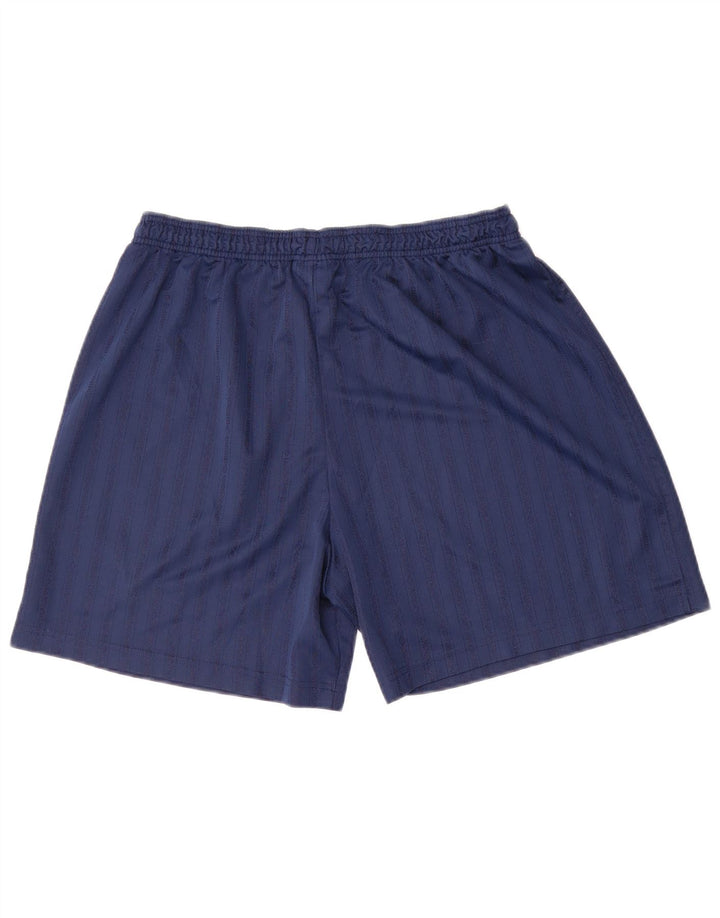 Umbro muške sportske kratke hlače XL tamnoplave pruge od poliestera