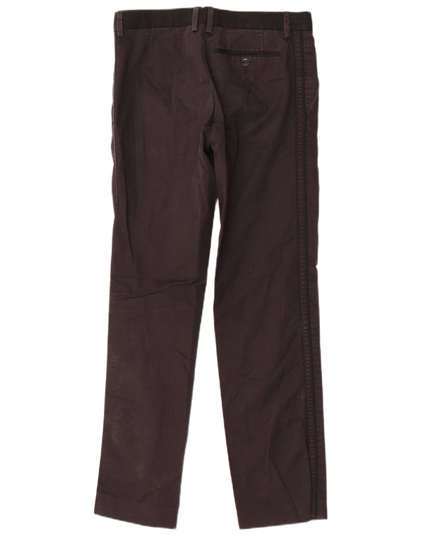 DOLCE & GABBANA Ženske ravne chino hlače IT 46 Large W32 L32 Crne