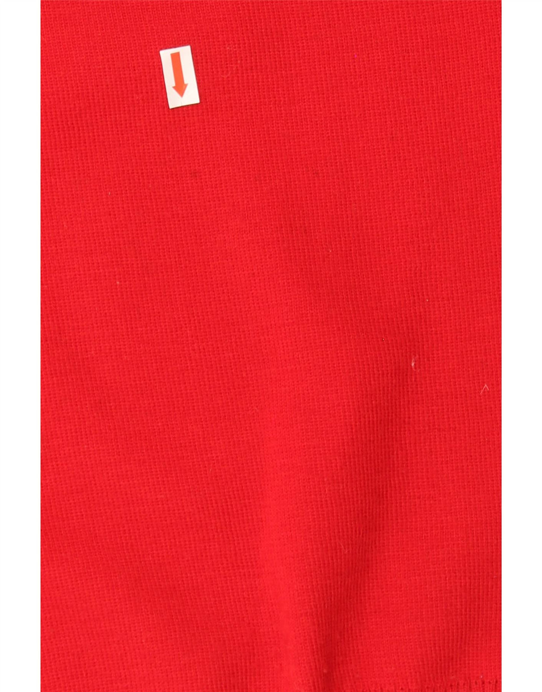 VINTAGE Mens V-Neck Jumper Sweater Medium Red Wool Vintage Vintage and Second-Hand Vintage from Messina Hembry 