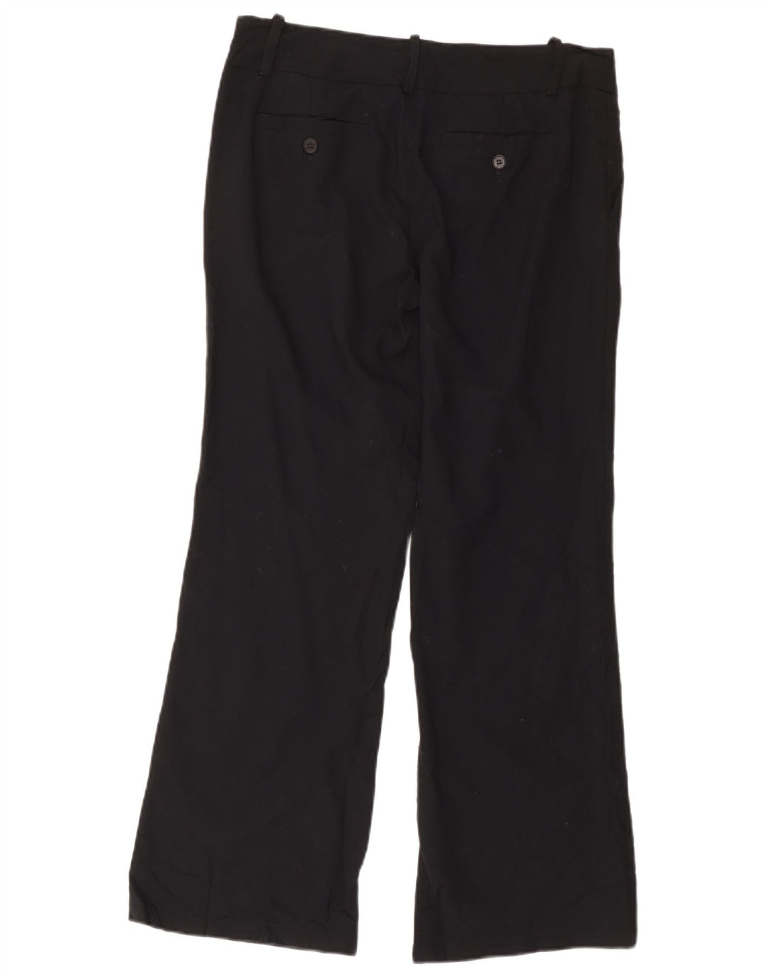 Zara ženske chino hlače s bootcutom EU 40 srednje W30 L28 crni poliester