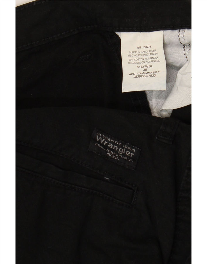 Wrangler muške kargo kratke hlače W38 XL crni pamuk