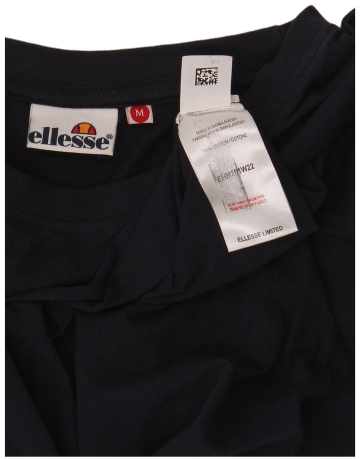 Ellesse muška majica dugih rukava, srednje tamnoplavi pamuk
